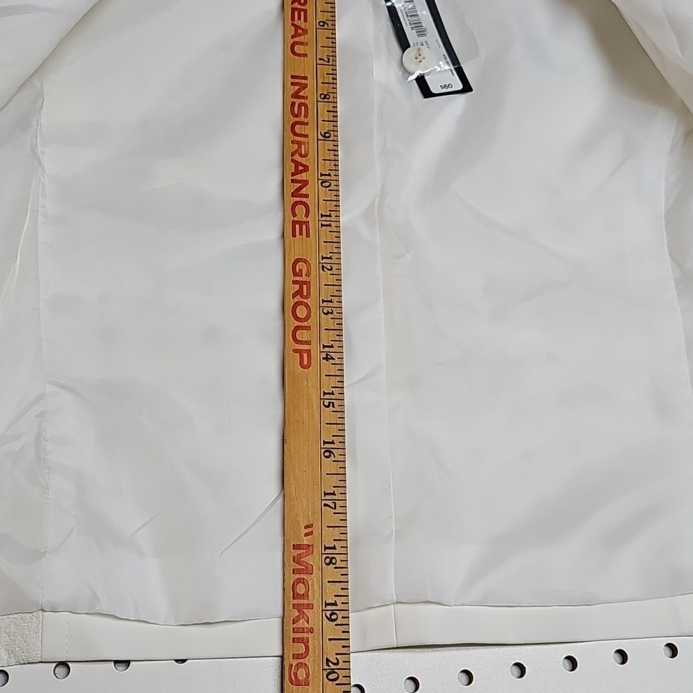 NWT Worthington Ladies Blazer/Jacket Sz 16 White - Picture 8 of 10